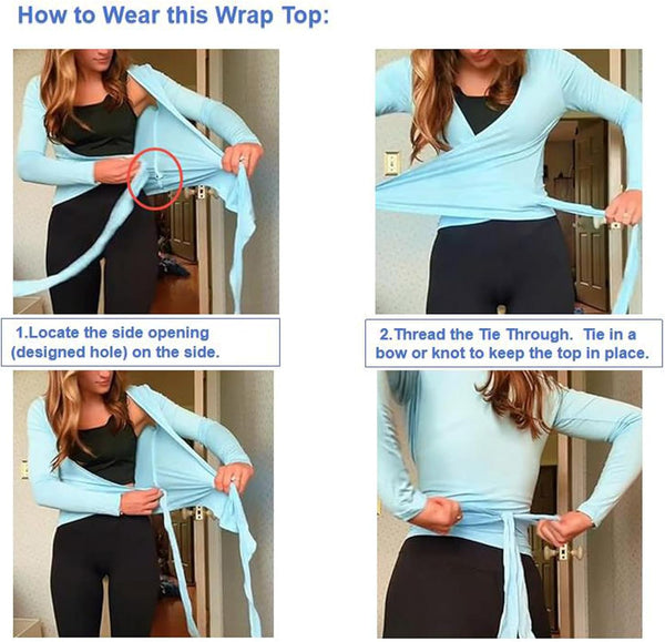 Chic Ballet Wrap Top